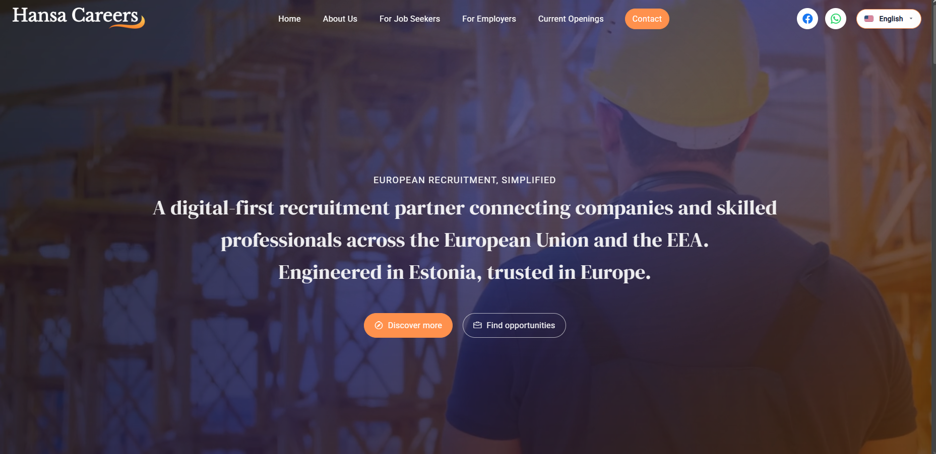 Hansa Careers — recruitment agency website